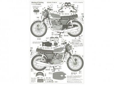 Hasegawa - Suzuki GT380 B 1972, 1/12, 21505 13 Hasegawa - Suzuki GT380 B 1972, 1/12, 21505 13