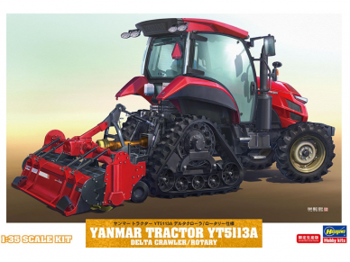 Hasegawa - Yanmar Tractor YT5113A Delta Crawler/Rotary, 1/35, 66107 Hasegawa - Yanmar Tractor YT5113A Delta Crawler/Rotary, 1/35, 66107