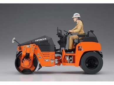 Hasegawa - Hitachi Vibratory Combined Roller ZC50C-5 Construction Machinery Combined, 1/35, 66002 3 Hasegawa - Hitachi Vibratory Combined Roller ZC50C-5 Construction Machinery Combined, 1/35, 66002 3
