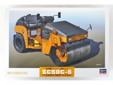 Hasegawa - Hitachi Vibratory Combined Roller ZC50C-5 Construction Machinery Combined, 1/35, 66002 Hasegawa - Hitachi Vibratory Combined Roller ZC50C-5 Construction Machinery Combined, 1/35, 66002