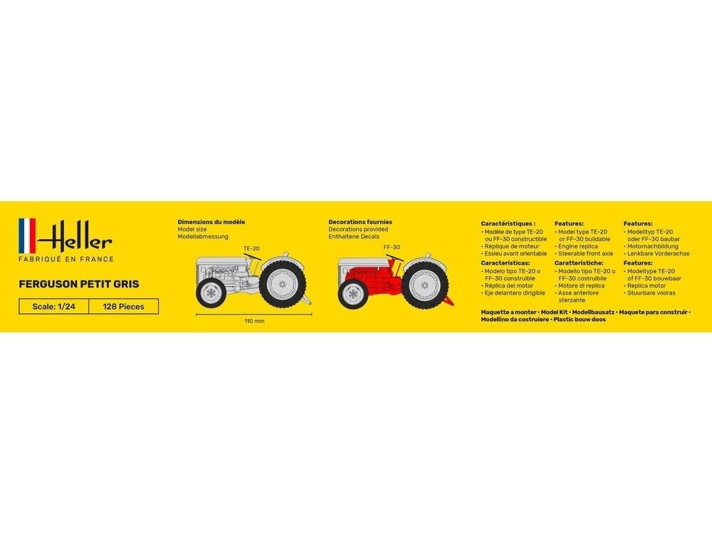 Heller - Ferguson TE 20 Petit, 1/24, 81401 2 Heller - Ferguson TE 20 Petit, 1/24, 81401 2