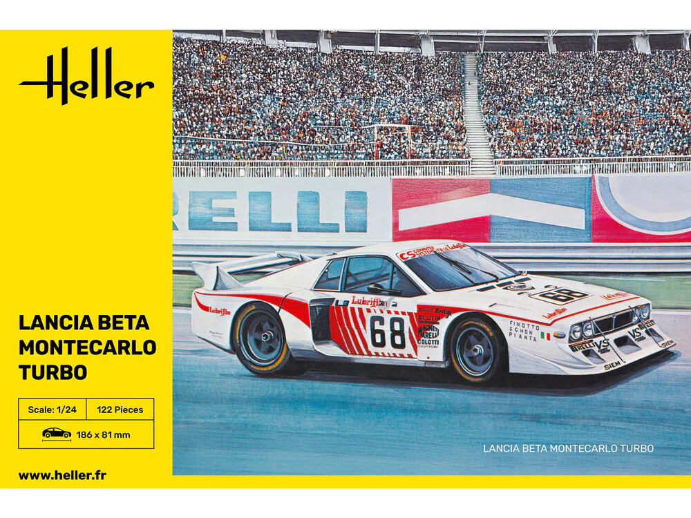 Heller - Lancia Beta Montecarlo Turbo, 1/24, 80741 Heller - Lancia Beta Montecarlo Turbo, 1/24, 80741