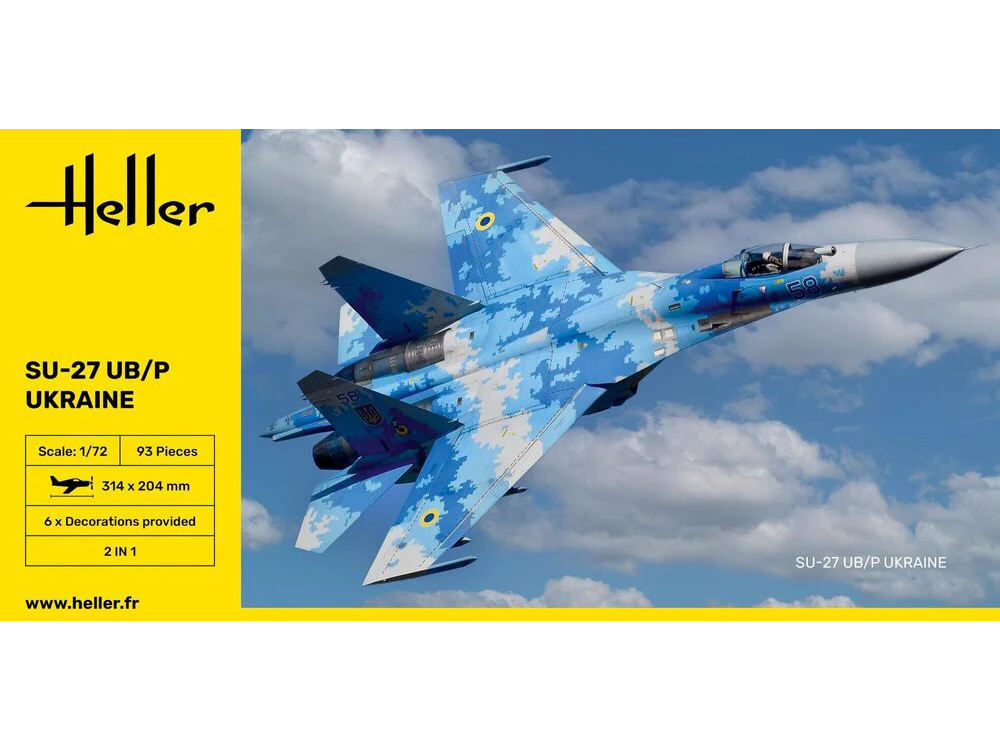 Heller - Su-27 UB/P Ukraine, 1/72, 80371 Heller - Su-27 UB/P Ukraine, 1/72, 80371