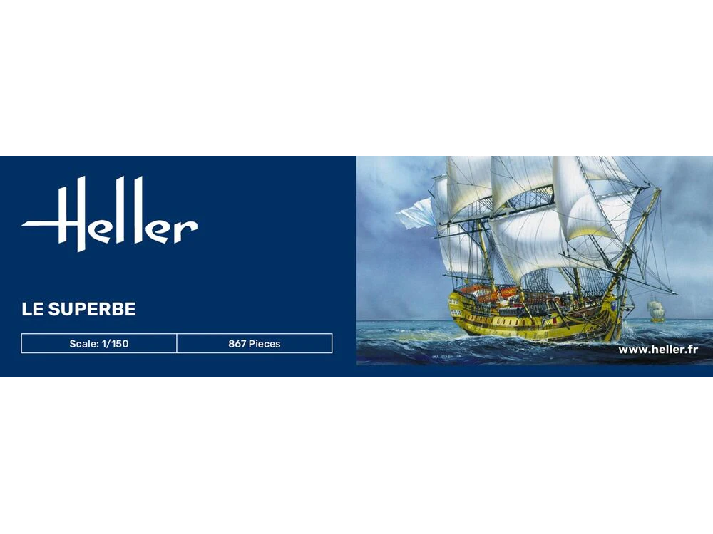 Heller - Ship of the line Le Superbe, 1/150, 80895 2 Heller - Ship of the line Le Superbe, 1/150, 80895 2