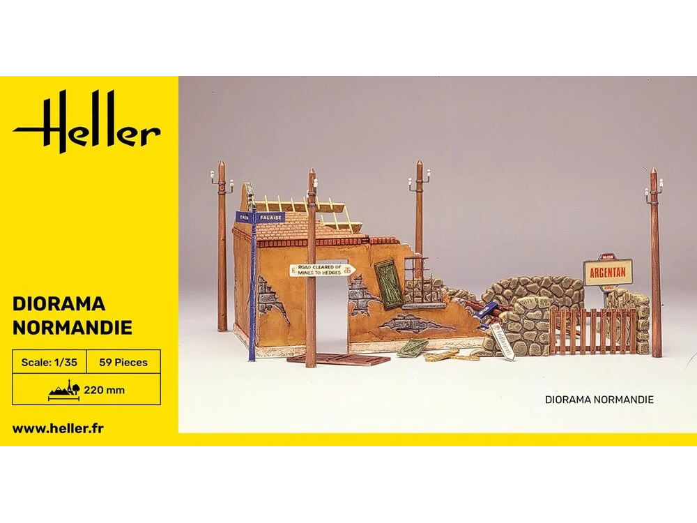 Heller - Diorama Normandie, 1/35, 81250 Heller - Diorama Normandie, 1/35, 81250