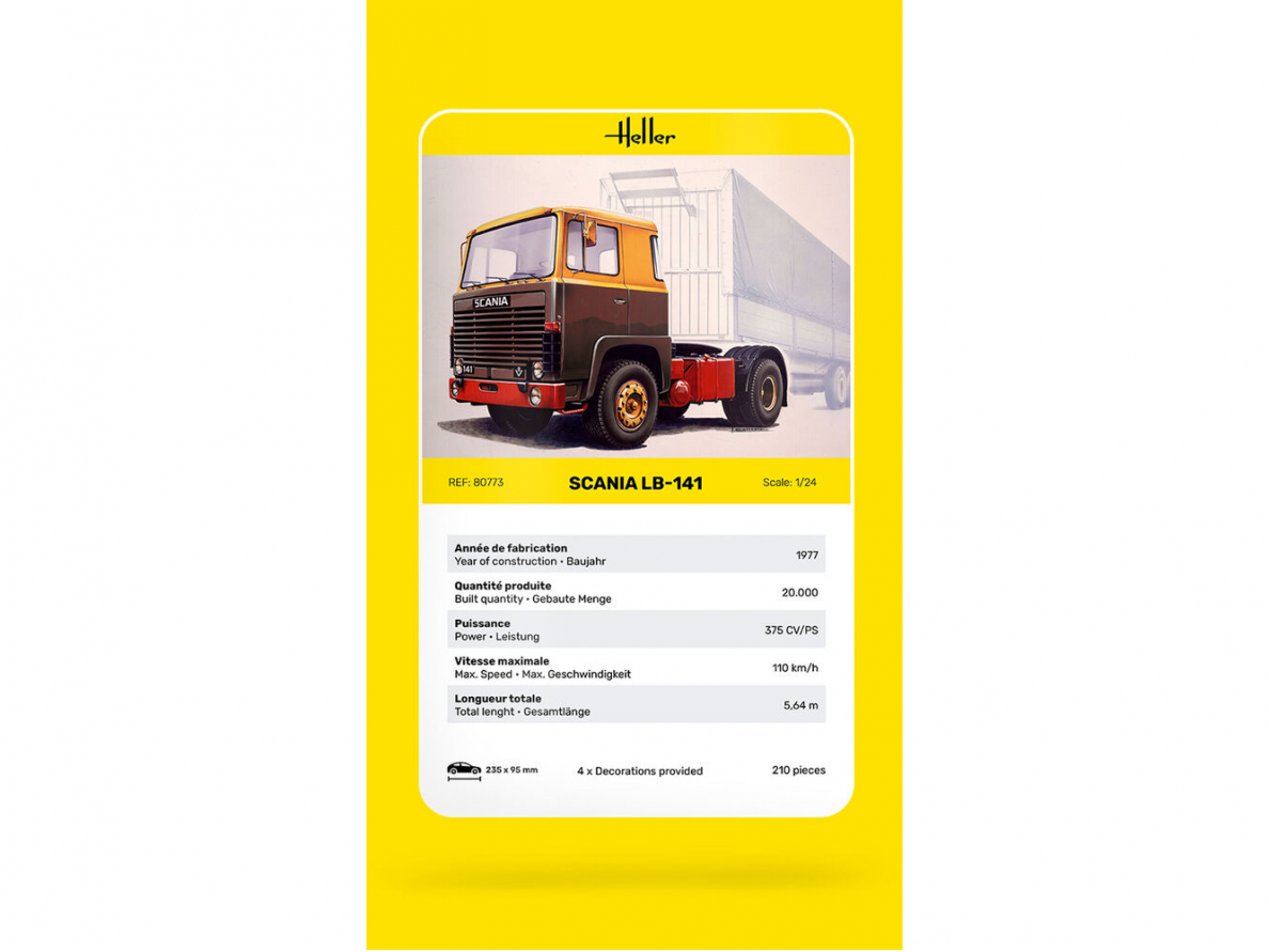 Heller - Scania LB-141, 1/24, 80773 2 Heller - Scania LB-141, 1/24, 80773 2