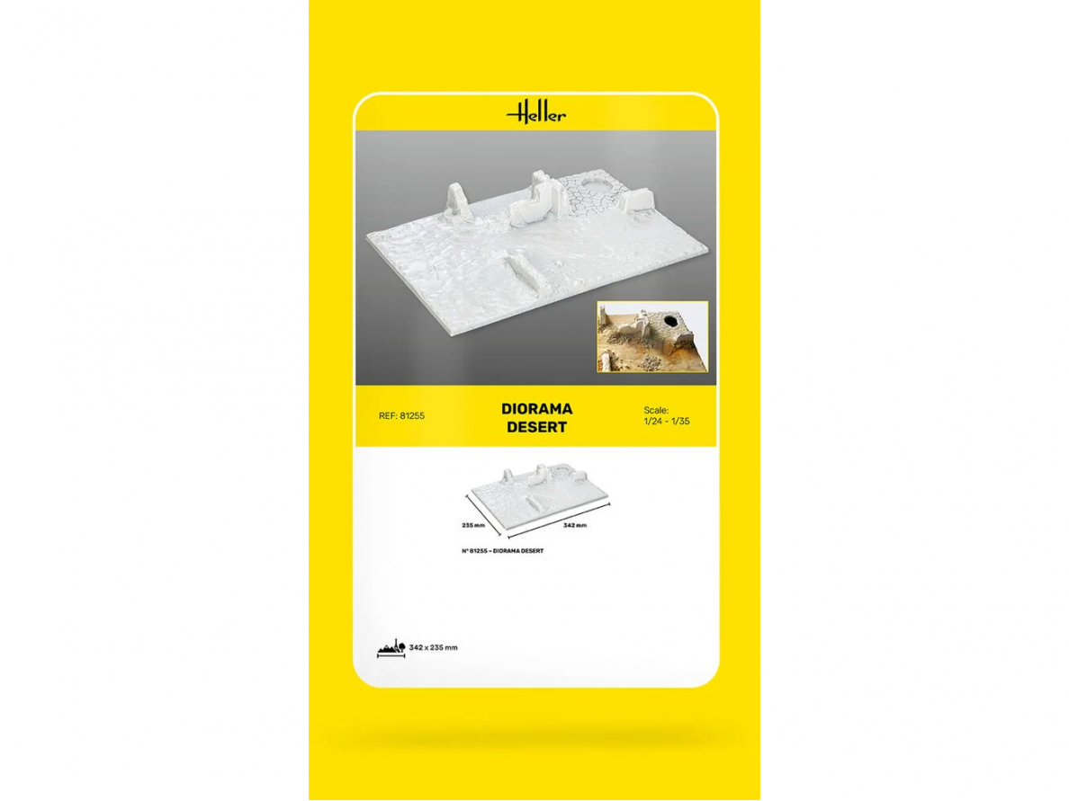 Heller - Socle Diorama Desert, 1/35, 81255 3 Heller - Socle Diorama Desert, 1/35, 81255 3