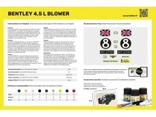 Heller - Bentley 4.5 L Blower mudeli komplekt, 1/24, 56722