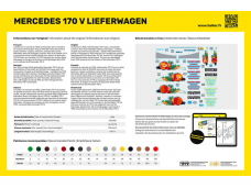 Heller - Mercedes 170 V Lieferwagen Starter Set, 1/24, 56736