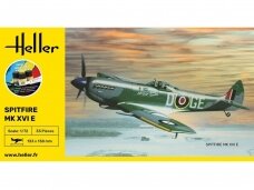 Heller - Spitfire Mk XVI E Starter Set, 1/72, 56282
