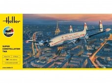 Heller - Lockheed Super Constellation TWA dovanų komplektas, 1/72, 58391
