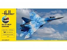 Heller - Su-27 UB/P Ukraine dovanų komplektas, 1/72, 56371