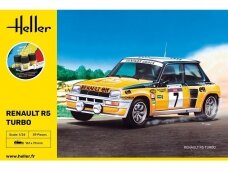 Heller - Renault R5 Turbo dovanų komplektas, 1/24, 56717