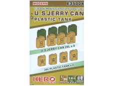 Hero Hobby Kits - U.S. Jerry Can & Plastic Tank, 1/35, E35008