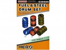 Hero Hobby Kits - Fuel & Steel Drum Set, 1/35, E35005