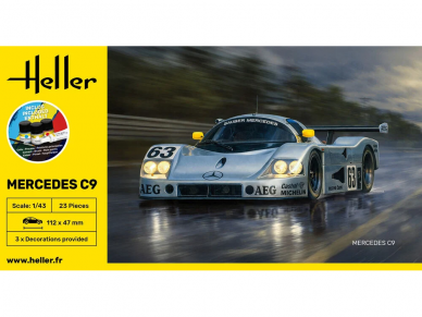Heller - Mercedes C9 dāvanu komplekts, 1/43, 56107 Heller - Mercedes C9 dāvanu komplekts, 1/43, 56107