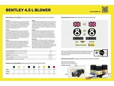 Heller - Bentley 4.5 L Blower dāvanu komplekts, 1/24, 56722 1 Heller - Bentley 4.5 L Blower dāvanu komplekts, 1/24, 56722 1