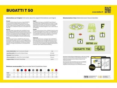 Heller - Bugatti T.50, 1/24, 80706 1