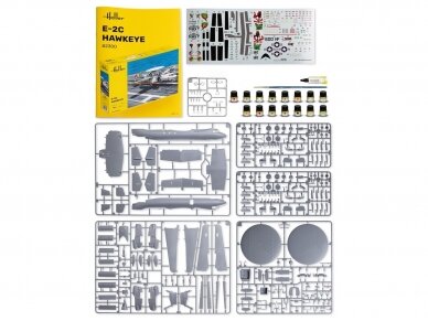 Heller - Grumman E-2C Hawkeye dāvanu komplekts, 1/72, 58300 15 Heller - Grumman E-2C Hawkeye dāvanu komplekts, 1/72, 58300 15