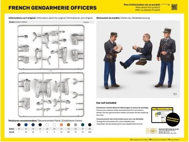 Heller - French Gendarmerie Officers, 1/24, 82751 1 Heller - French Gendarmerie Officers, 1/24, 82751 1