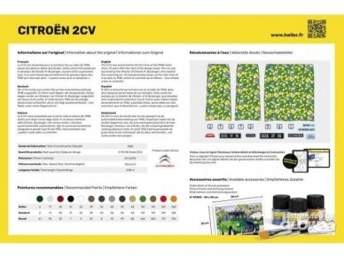 Heller - Citroėn 2 CV  - Starter set, 1/24, 56765 1