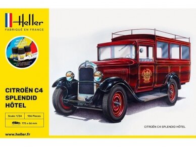 Heller - Citroėn C4 Splendid Hōtel, Dovanų komplektas, 1/24, 56713