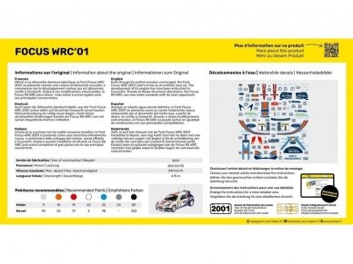 Heller - Ford Focus WRC'01 dāvanu komplekts, 1/43, 56196 1