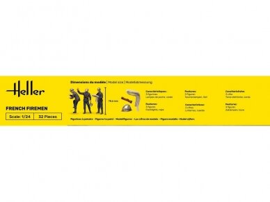 Heller - French Firemen, 1/24, 82753 2 Heller - French Firemen, 1/24, 82753 2
