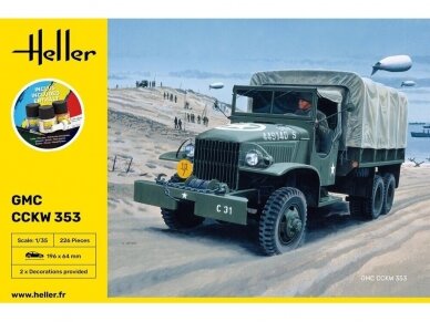 Heller -GMC US-Truck Starter Set, 1/35, 57121