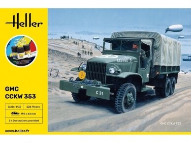 Heller - GMC US-Truck Dovanų komplektas, 1/35, 57121