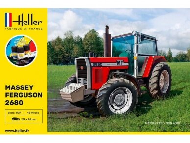 Heller - Massey Ferguson 2680 dāvanu komplekts, 1/24, 57402 Heller - Massey Ferguson 2680 dāvanu komplekts, 1/24, 57402