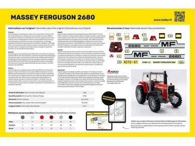 Heller -Massey Ferguson 2680 dāvanu komplekts, 1/24, 57402 1