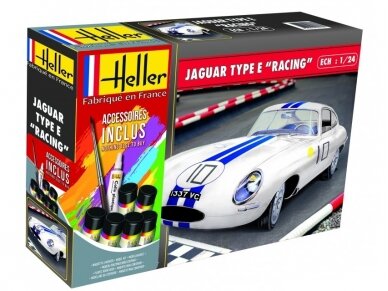 Heller - Jaguar Type E leMans - Starter Set, 1/24, 56783