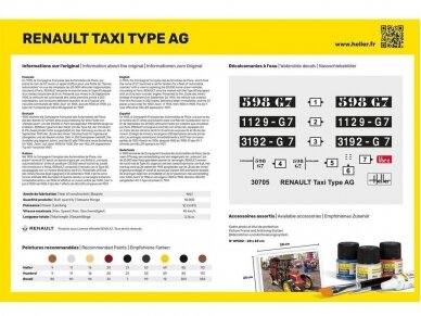 Heller - Renault Taxi Type AG Dovanų komplektas, 1/24, 35705 1