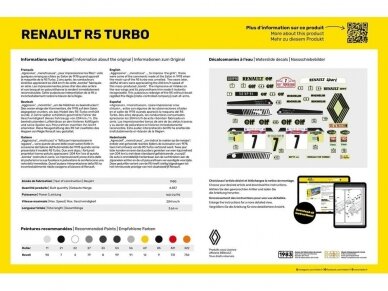 Heller - Renault R5 Turbo dovanų komplektas, 1/24, 56717 1