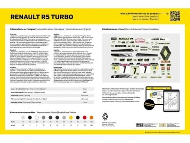 Heller - Renault R5 Turbo dāvanu komplekts, 1/24, 56717 1