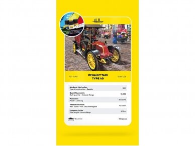 Heller - Renault Taxi Type AG mudeli komplekt, 1/24, 35705 2