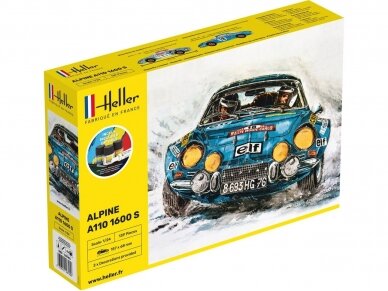 Heller - Alpine A110 1600 S dovanų komplektas, 1/24, 56745