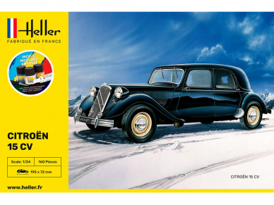 Heller - Citroën 15 CV mudeli komplekt, 1/24, 56763 Heller - Citroën 15 CV mudeli komplekt, 1/24, 56763