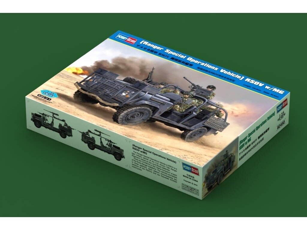 Hobbyboss - (Ranger Special Operations Vehicle) RSOV w/MG, 1/35, 82450 Hobbyboss - (Ranger Special Operations Vehicle) RSOV w/MG, 1/35, 82450