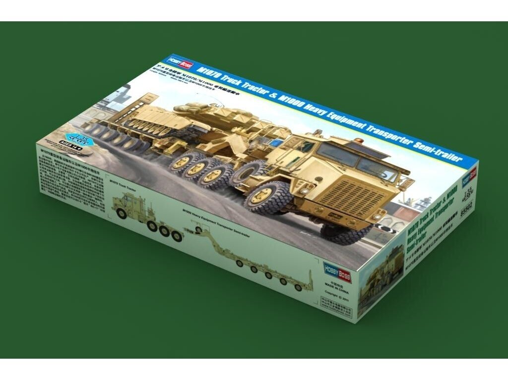 Hobbyboss - M1070 Truck Tractor & M1000 Heavy Equipment Transporter Semi-trailer, 1/35, 85502 Hobbyboss - M1070 Truck Tractor & M1000 Heavy Equipment Transporter Semi-trailer, 1/35, 85502