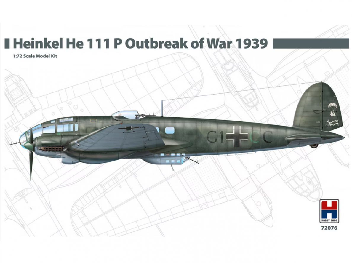 Hobby 2000 - Heinkel He 111 P Outbreak of War 1939, 1/72, 72076 Hobby 2000 - Heinkel He 111 P Outbreak of War 1939, 1/72, 72076