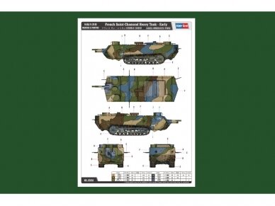 Hobby Boss - French St. Chamond Heavy Tank (early), Mastelis: 1/35, 83858 1