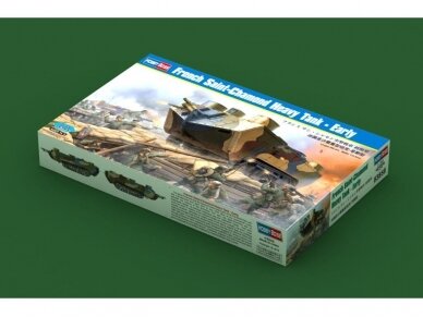 Hobby Boss - French St. Chamond Heavy Tank (early), Mastelis: 1/35, 83858