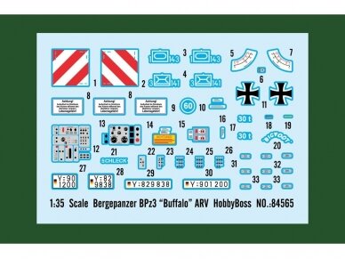Hobbyboss - Bergepanzer 3 Buffel Armored Recovery Vehicle, 1/35, 84565 3 Hobbyboss - Bergepanzer 3 Buffel Armored Recovery Vehicle, 1/35, 84565 3