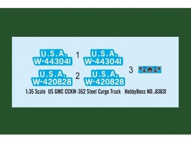 Hobbyboss - US GMC CCKW-352 Steel Cargo Truck, 1/35, 83831 2