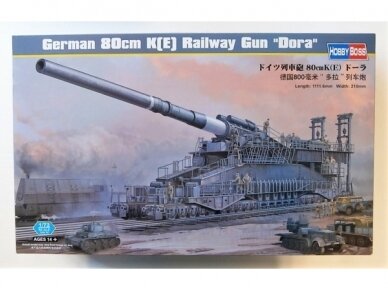 Hobbyboss - German 80cm K(E) Railway Gun "Dora", 1/72, 82911