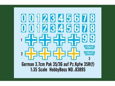 Hobbyboss - German 3.7cm Pak 35/36 auf Pz.Kpfw 35R(f), 1/35, 83895 2