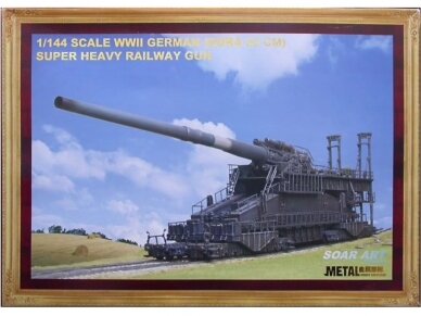 Soar Art Workshop - WWII German Dora 80 cm Super Heavy Railway Gun, 1/144, 1539998