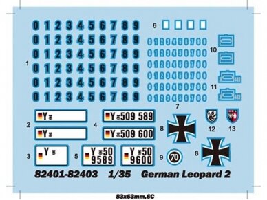 Hobbyboss - German Leopard 2 A4 tank, 1/35, 82401 1 Hobbyboss - German Leopard 2 A4 tank, 1/35, 82401 1